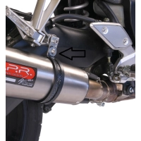 Pot gpr deeptone inox - homologué  - triumph 675 street triple 2013/15