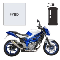 Peinture tricouche en spray suzuki glass splash white sfv 650 gladius trophy replica 2012