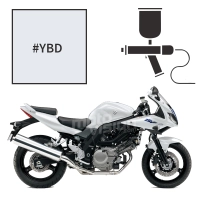 Peinture tricouche suzuki glass splash white sv 650 s 2010