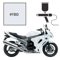 Peinture tricouche suzuki glass splash white gsx 1250 fa 2012-2014