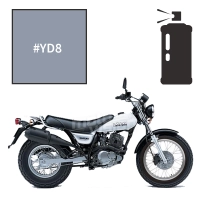 Peinture en spray suzuki sonic silver rv 125 vanvan 2004