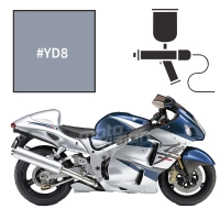 Peinture suzuki sonic silver gsx-r 1300 hayabusa 2000-2005