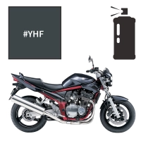 Peinture en spray suzuki phantom gray metallic gsf 1200 bandit n & s 2006