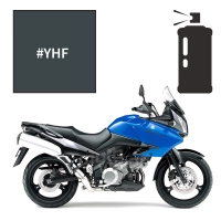 Peinture en spray suzuki phantom gray metallic 1000 v-strom 2007