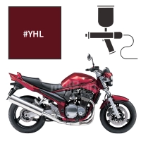 Peinture tricouche suzuki candy bordeaux/sonoma red gsf 1200 bandit n & s 2006