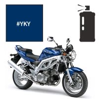Peinture trichouche en spray suzuki pearl vigour blue (candy) 1000 sv 2007