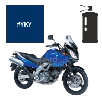 Peinture trichouche en spray suzuki pearl vigour blue (candy) 650 v-strom 2005-2008/2013-2014