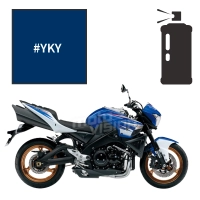 Peinture trichouche en spray suzuki pearl vigour blue (candy) 1300 b-king 2011