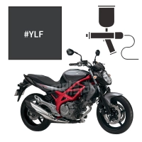 Peinture tricouche suzuki thunder grey pearl 650 sfv 2014