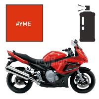 Peinture tricouche en spray suzuki candy max orange 650 gsx-f 2009