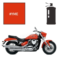 Peinture tricouche en spray suzuki candy max orange 800 intruder 2009-2010