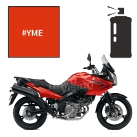 Peinture tricouche en spray suzuki candy max orange 650 v-strom 2009-2011