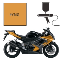 Peinture suzuki pearl majestic gold 1000 gsx-r 2008