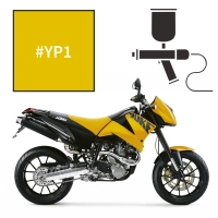 Peinture tricouche yellow pearl ktm duke 620 1996-1999 duke ii 640 1997-2007