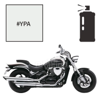 Peinture tricouche en spray suzuki pearl mirage white intruder m800 2009