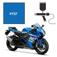 Peinture suzuki metallic triton blue 750 gsx-r 2017-2018