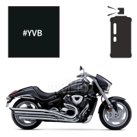 Peinture en spray suzuki glass sparkle black intruder m1800r 2010-2015
