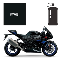 Peinture en spray suzuki glass sparkle black 1000 gsx-r 2012-2015/2017