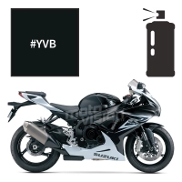 Peinture en spray suzuki glass sparkle black 600 gsx-r 2011/20132014