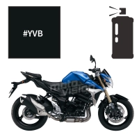 Peinture en spray suzuki glass sparkle black 750 gsr 2011-2012