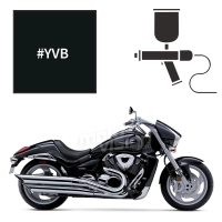 Peinture suzuki glass sparkle black intruder m1800r 2010-2015