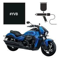 Peinture suzuki glass sparkle black intruder m1800r boss 2016