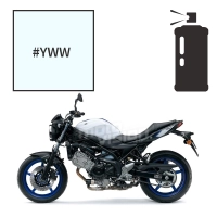 Peinture tricouche en spray suzuki pearl glacier white 650 sv 2016/2018