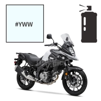 Peinture tricouche en spray suzuki pearl glacier white 650 v-strom 2017-2019