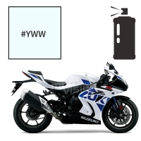Peinture tricouche en spray suzuki pearl glacier white 1000 gsx-r 2013-2019