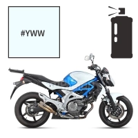 Peinture tricouche en spray suzuki pearl glacier white 650 sfv 2013-2016