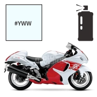 Peinture tricouche en spray suzuki pearl glacier white 1300 gsx-r hayabusa 2013-2018