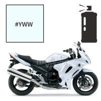 Peinture tricouche en spray suzuki pearl glacier white 1250 gsx fa 2014/2016