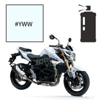 Peinture tricouche en spray suzuki pearl glacier white 750 gsr 2011-2014/2016