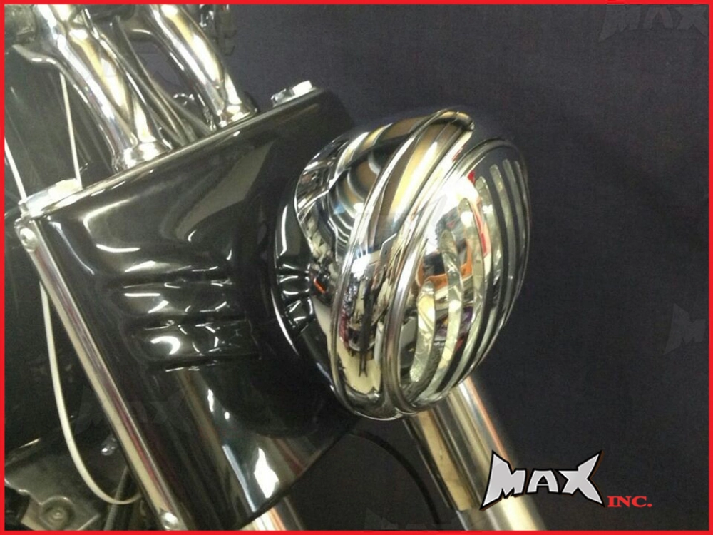 Grille de phare avant cafe racer 17,8 cm
