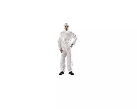 BICAP Pack De 10 Monos De Pintor Blanco, Talla M, Desechables, Para Tiempo Libre Y Carnaval, Blanco, M