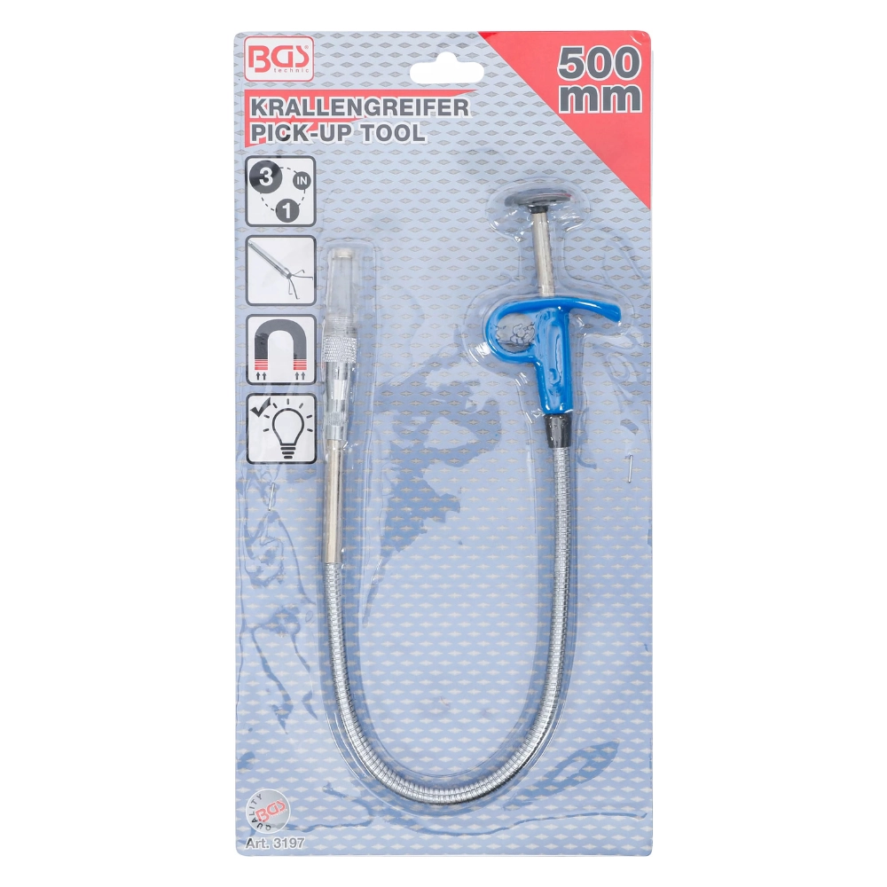 Pincette flexible-aimant-lampe 500 mm