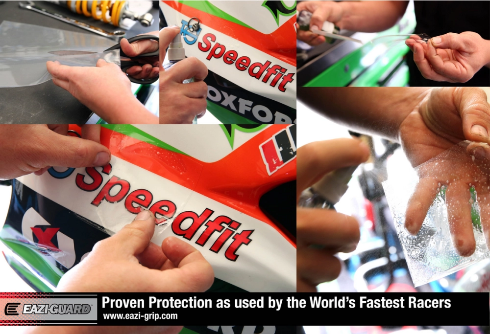 Film de protection anti-gravion eazi-guard® pour triumph   675 street triple 2013-2016