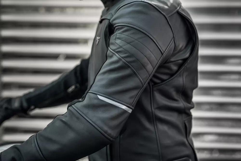 Giacca moto da uomo estate / inverno in pelle Shima SHADOW TFL -  vestibilità regolare - Moto Vision