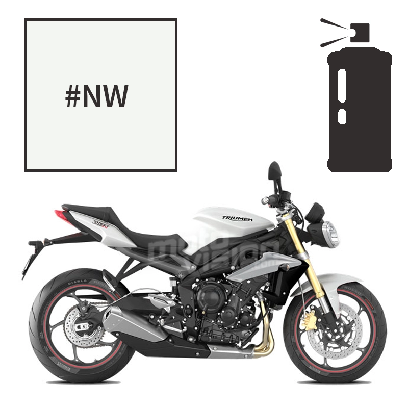 400ml Water Spray paint in three layers Triumph Crystal White Pearl 675