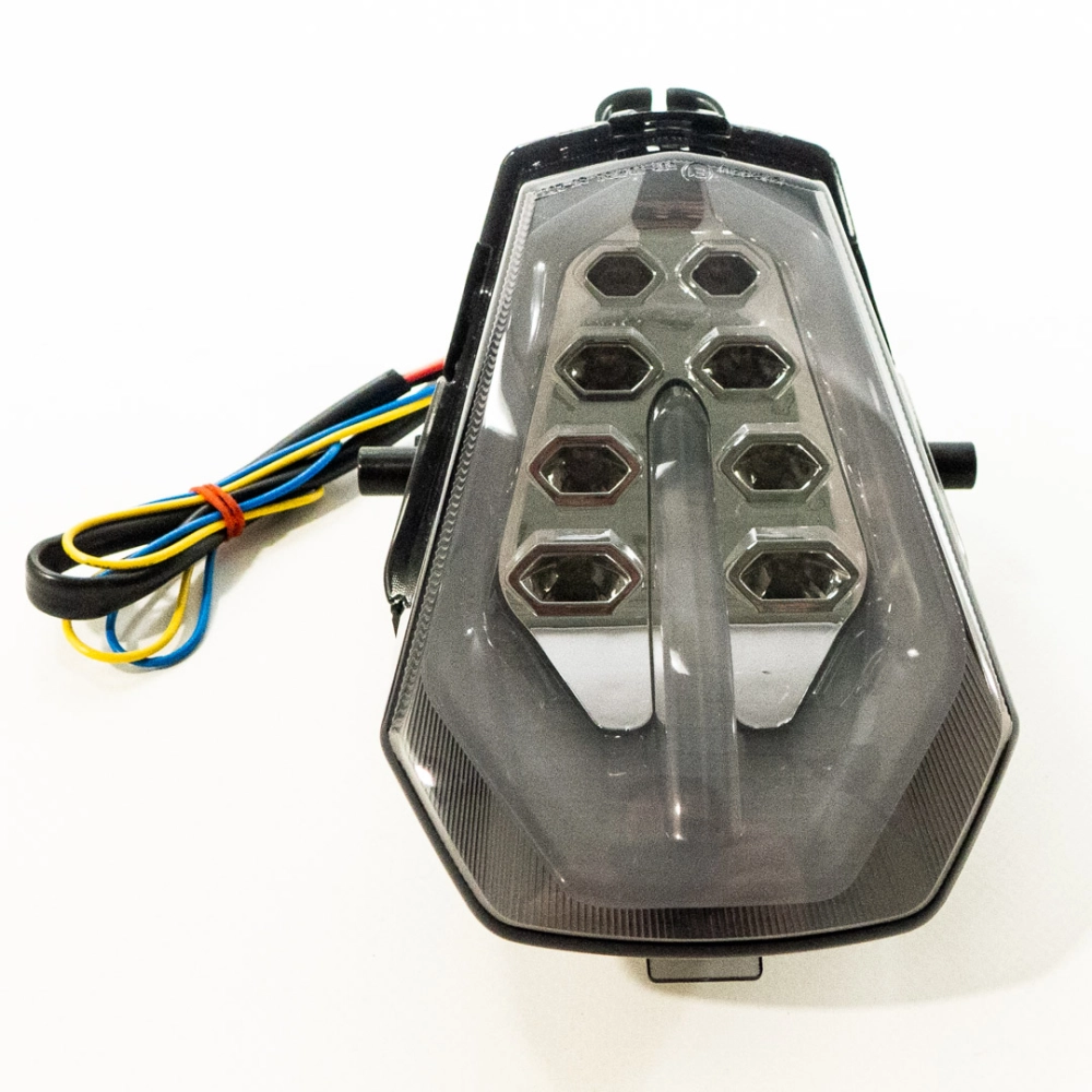 Integrated LED Tail Light With Turn Signals For Suzuki GSXR 1300 Hayabusa (2008-2014) – Smoke Lens - View #9