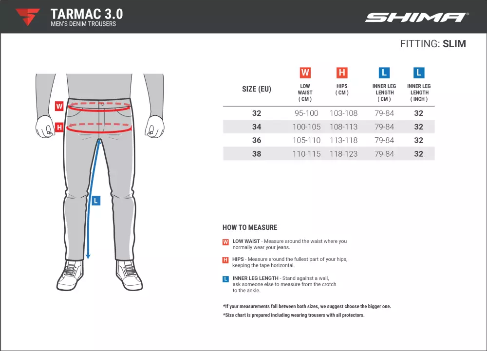 Men's motorcycle jeans reinforced Shima 