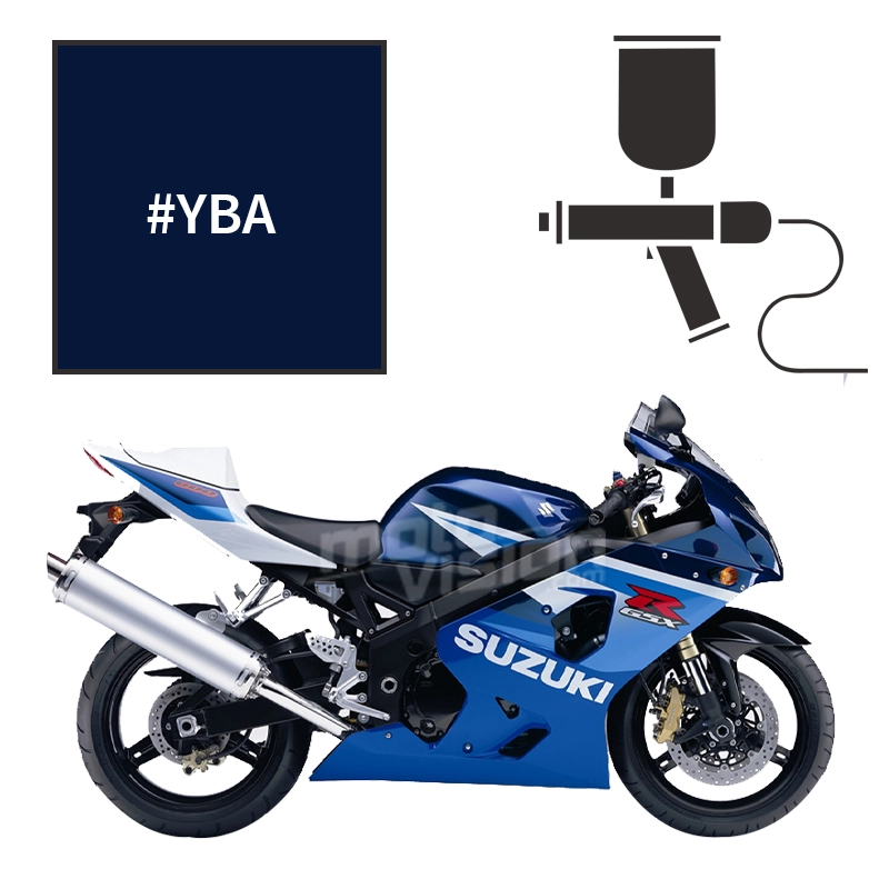 Motorcycle paint Suzuki Pearl Suzuki Deep Blue No.2 600 GSXR 20032005