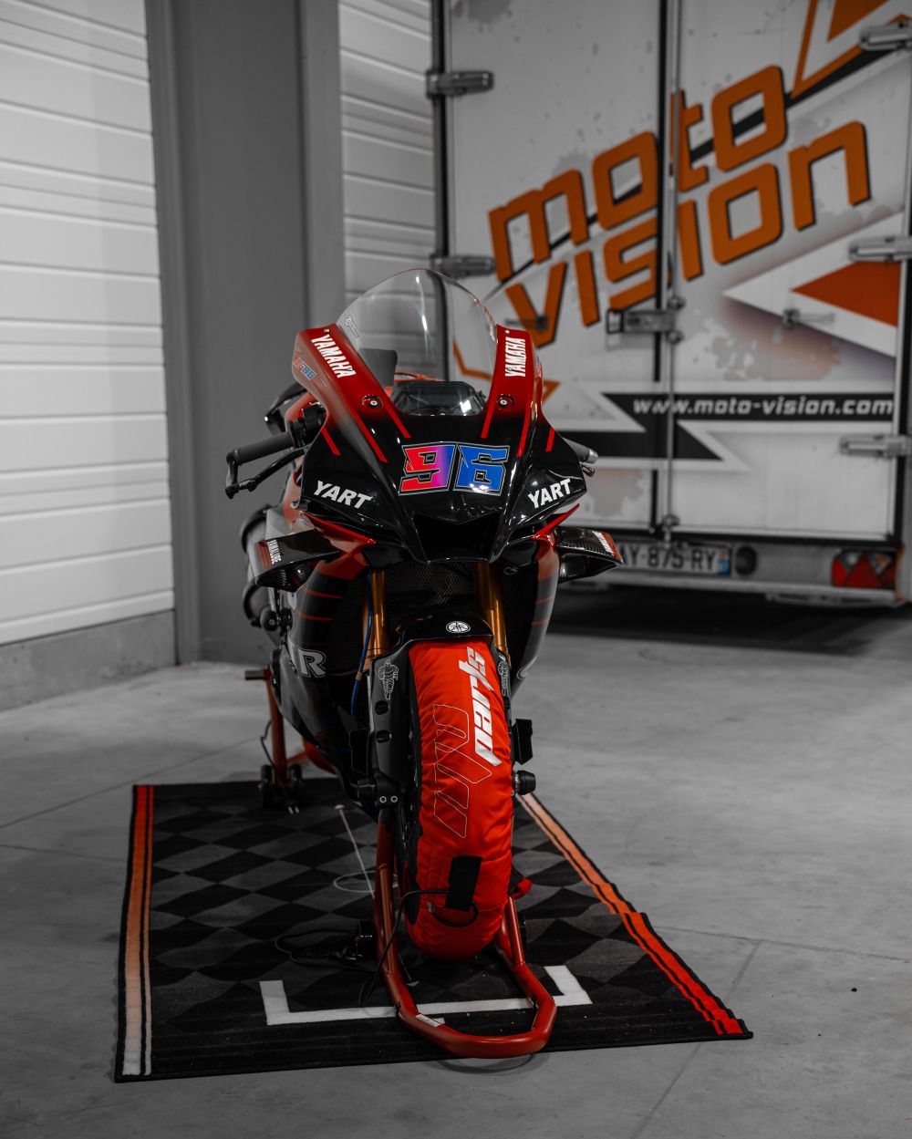 Couvertures chauffantes moto MV Parts - chauffe pneu piste