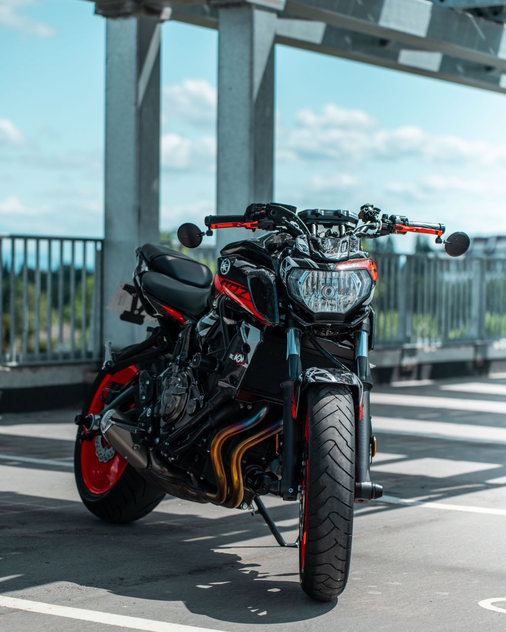 Yamaha MT07 en carbone forgé Moto Vision