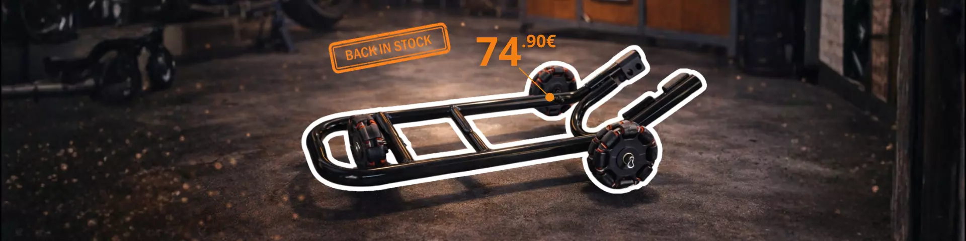 Béquille avant moto 360°