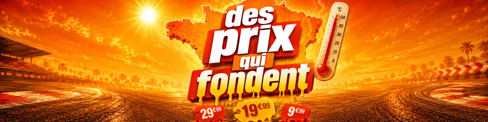 <p>des prix qui fondent</p>
