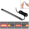 Barrette de feux arrière avec clignotants "ultra slim" souple 32 led en abs noir
