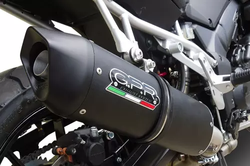 Scarico GPR Suzuki V-Strom 1050 Xt 2020/21 e5 Scarico omologato con raccordo GP Evo4 Titanium