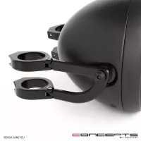 Support de phare rogue noir pour fourche de 32 à 59 mm