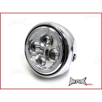 Phare avant universel 4 feux led 19,5cm